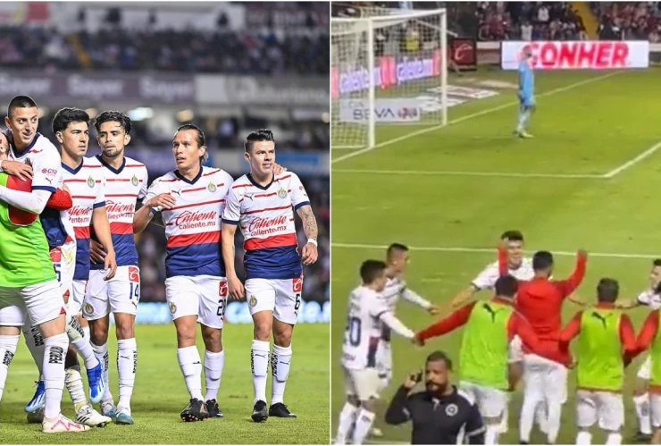 ¿Fue burla_ Así celebró Chivas su victoria frente Gallos Blancos