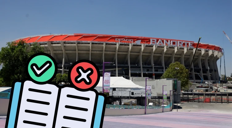 Estadio Ciudad de México: objetos prohibidos y permitidos para entrar al evento de inauguración de la Copa Mundial de la FIFA 2026™