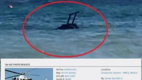 Helicóptero Campeche Pemex