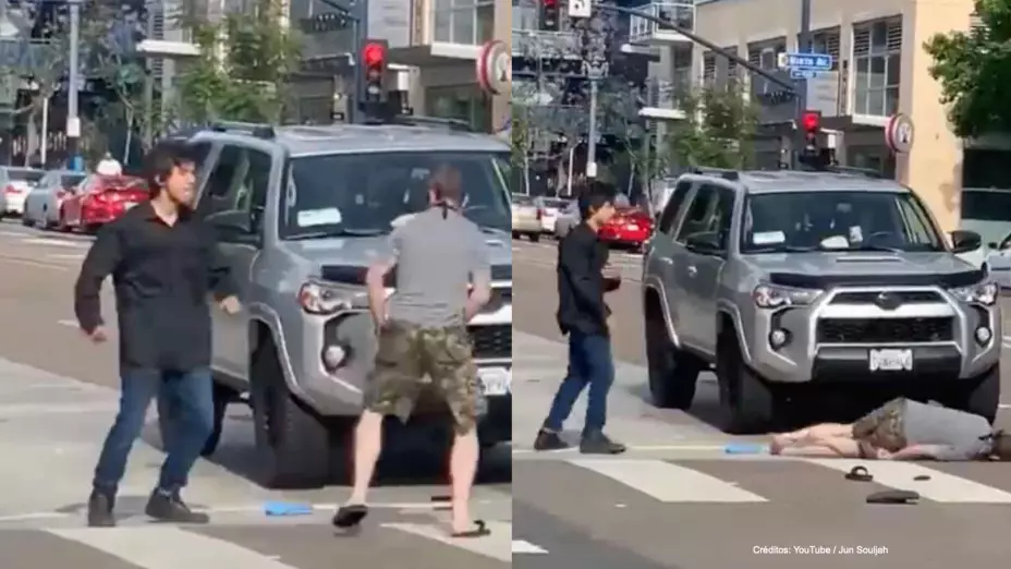 joven noquea agresor racista.jpg