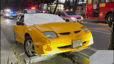 Un señor de 71 años se disparó tras chocar en CDMX.