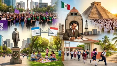 Efemérides marzo 2026 México: días festivos