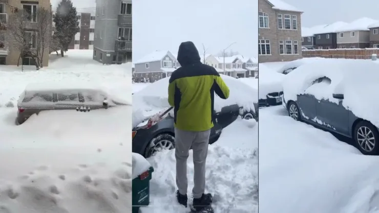 Nevadas en Canadá