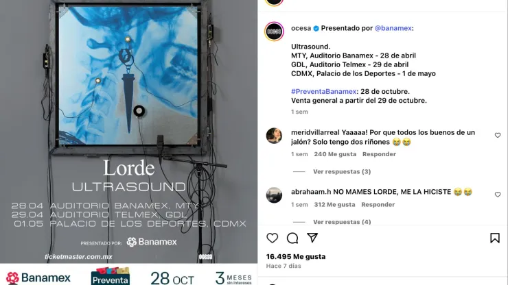 Lorde concierto
