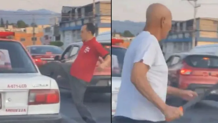 Taxista intenta machetear a un hombre en Morelia