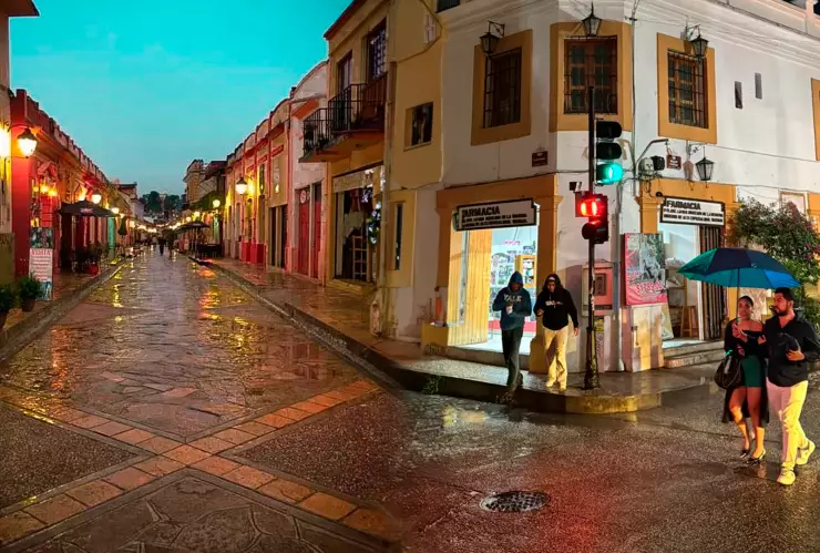 Lluvias en San Cristóbal de las Casas
