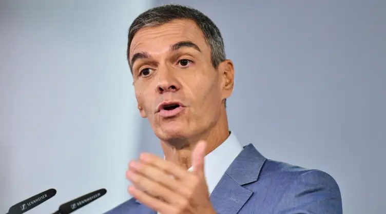El presidente de gobierno español Pedro Sánchez.