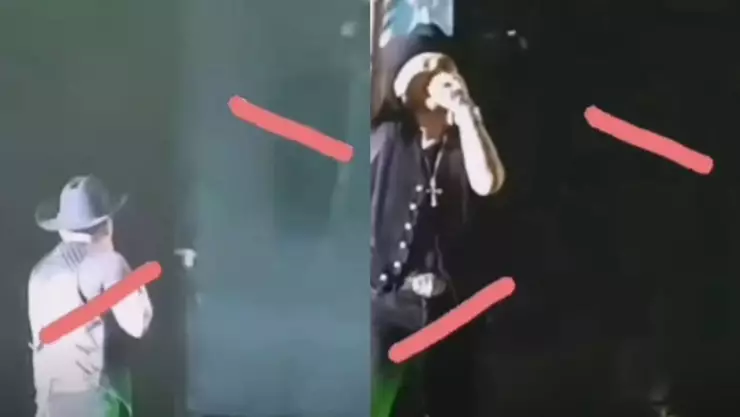 Fans corean el nombre de Cazzu en concierto de Nodal