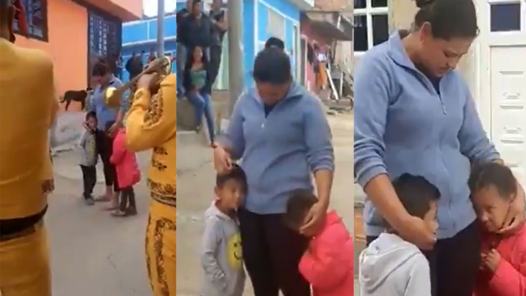 Menor paga con canicas y cinco pesos serenata para su mamá