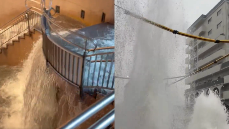 VIDEOS impactantes: Intensas inundaciones en calles en Japón tras lluvias históricas en Nagoya