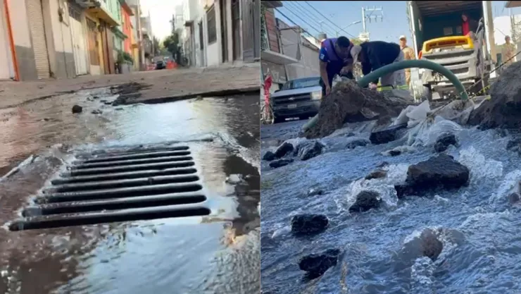 Fuga de agua en CDMX: Miles de litros se desperdiciaron durante 12 horas en la Magdalena Contreras