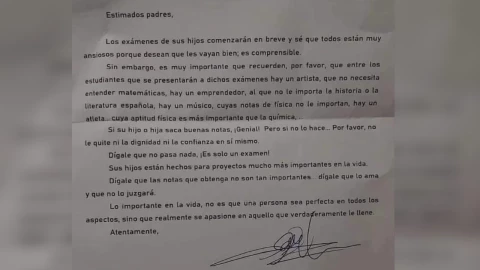 mensaje de director a padres de familia antes de exámenes