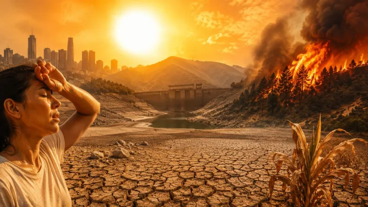 México enfrenta calor récord: presas vacías, incendios y alertas por cambio climático