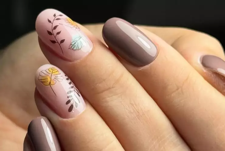 U&ntilde;as almendra en tonos neutros