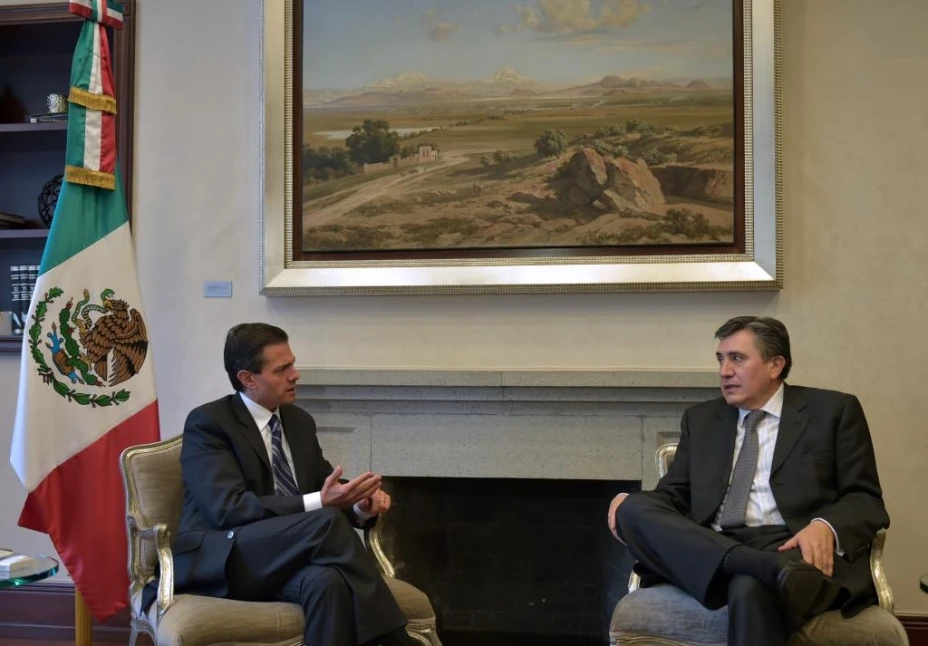 El presidente Enrique Peña Nieto se reunió con el nuevo presidente de la CNDH, Raúl González Pérez