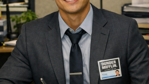 Koke Guerrero en un entorno corporativo moderno Koke Guerrero en un entorno corporativo moderno