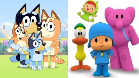 Bluey Pocoyó desarrollar paciencia