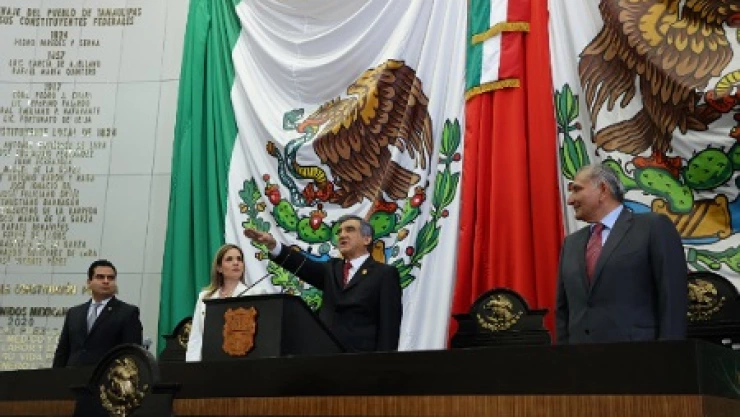 Américo Villarreal rinde protesta como gobernador de Tamaulipas