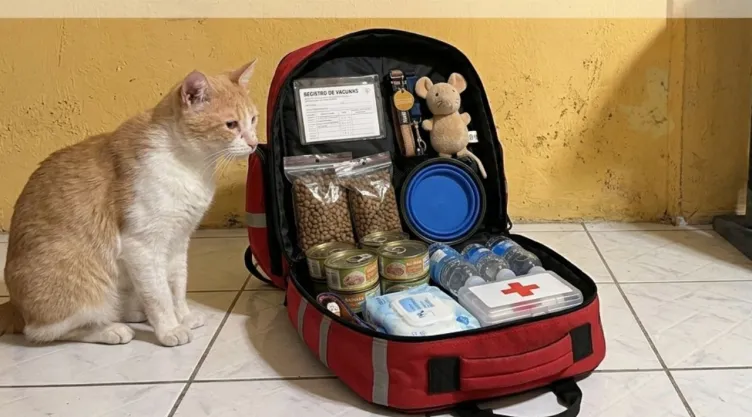 Sismo: ¿qué debe llevar una mochila de emergencia para perros y gatos?