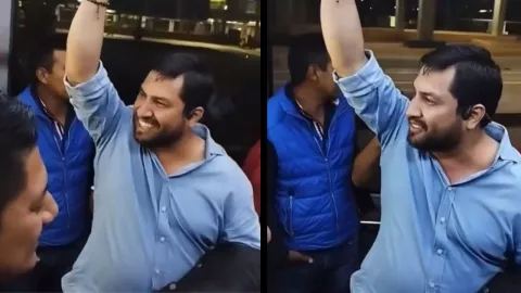 Julión Álvarez cantando aeropuerto