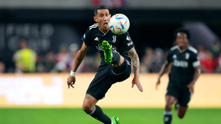 Ángel di María con la camiseta de Juventus