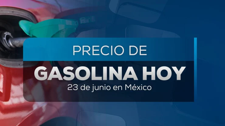 Este es el precio de la gasolina para hoy.