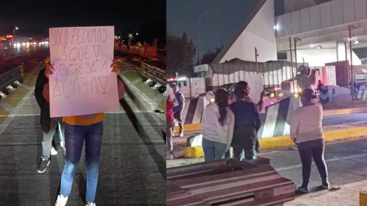 Cierran la México-Puebla: Exigen búsqueda de Dulce Arriaga con bloqueo caseta de San Marcos