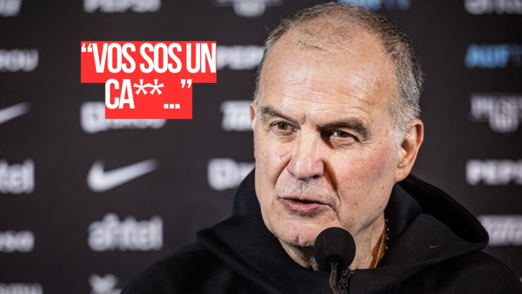 Marcelo Bielsa explota en rueda de prensa tras los rumores de su salida: “Vos sos un ca**...”