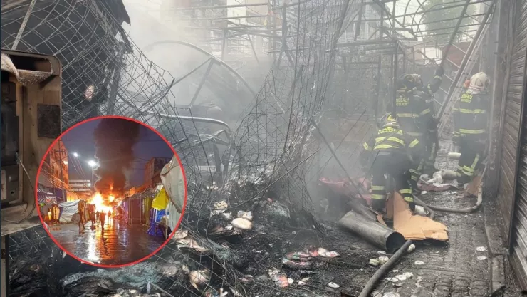 Incendio en la Merced: Al menos 30 negocios del mercado acabaron en cenizas