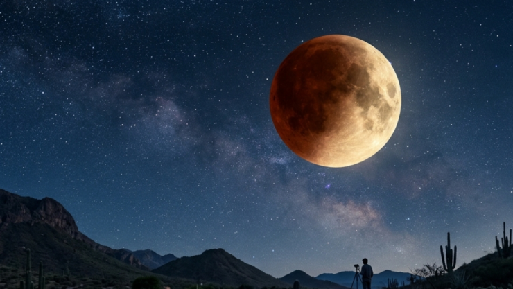 Hora para ver el eclipse lunar el 27 de agosto 2026 en México