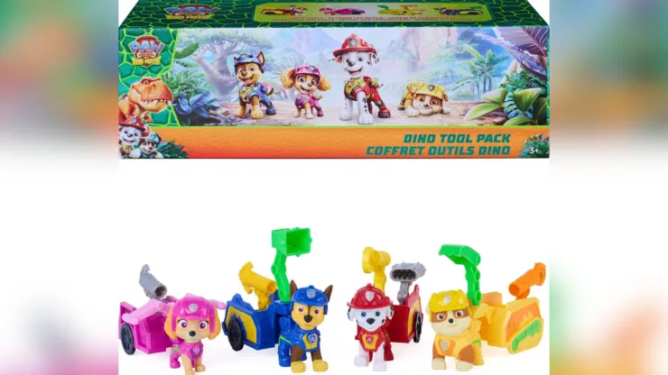juguetes paw patrol dino movie
