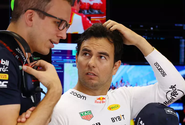 Checo Pérez en el GP de Hungría