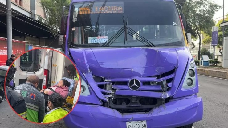 CDMX: Choque entre dos camiones en la Condesa deja una embarazada en el hospital