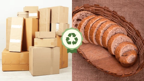 Así puedes reciclar las cajas de cartón para crear una panera.png