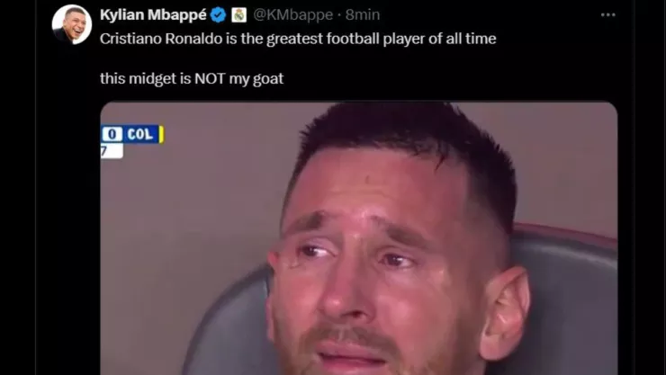 Hackean cuenta de Kylian Mbappé