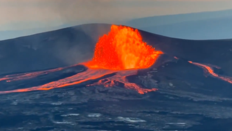 VIDEO erupción de volcán de Hawai 13 agosto 2026