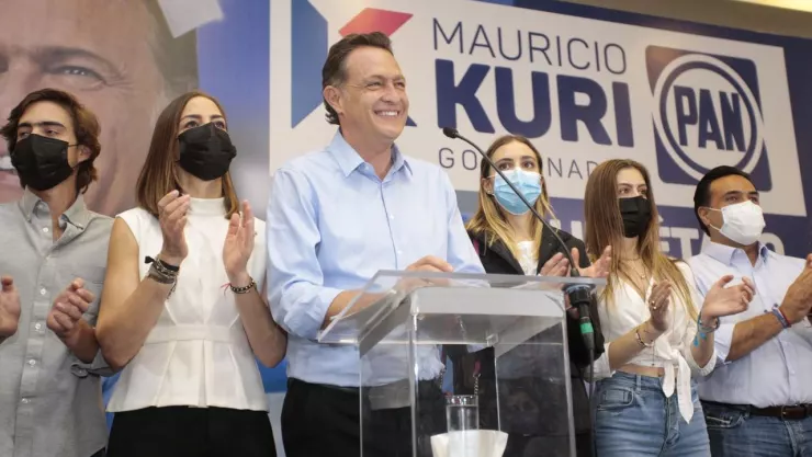 Conteo Rápido 2021 da ventaja a Mauricio Kuri en Querétaro