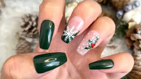 Uñas Navidad