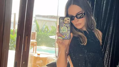 Captan a Belinda de vacaciones en las playas de Tulum