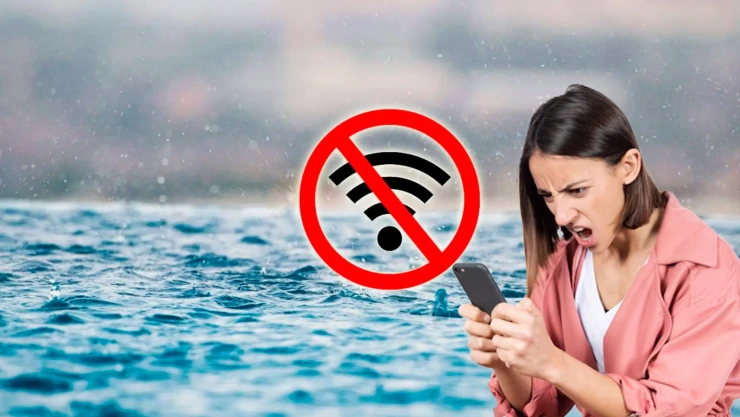 Wifi lento lluvia