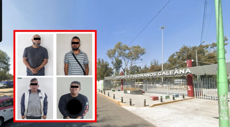 Cuatro hombres fueron detenidos por extorsión en CDMX.