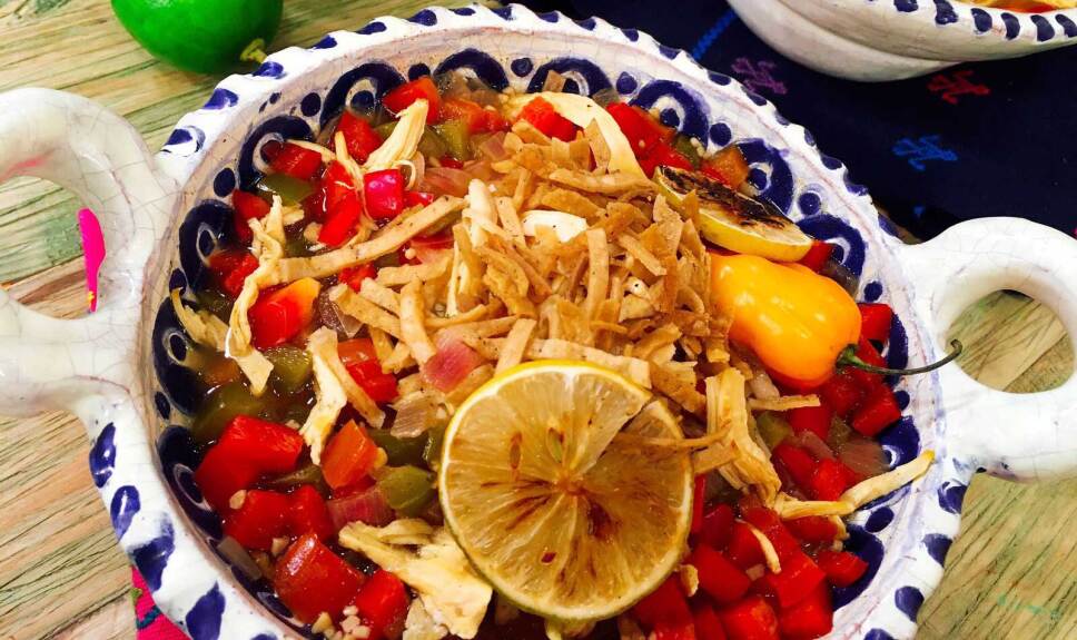 Receta Sopa de lima Cocineros Mexicanos