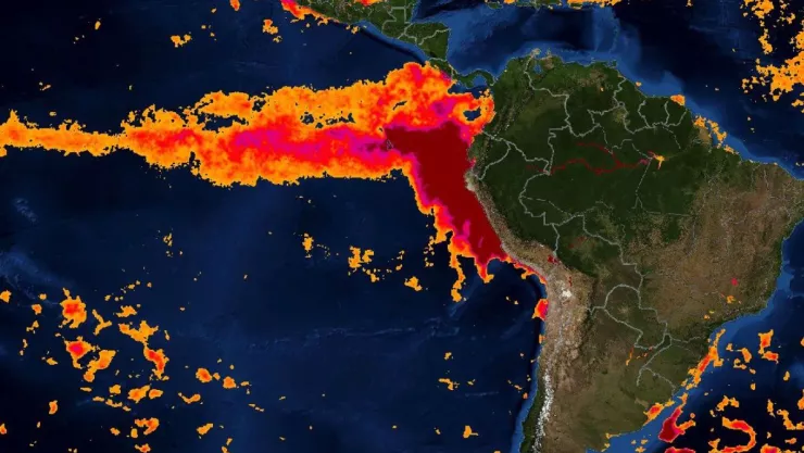 Captan señales del fenómeno el Niño 2023 desde el espacio