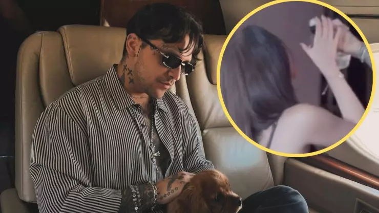 Christian Nodal y su violinista