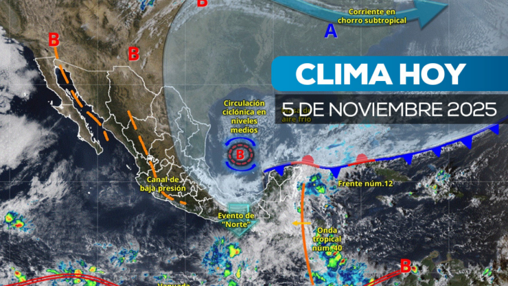 clima hoy en México