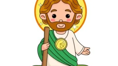 Imagen para tatuarse de San Judas Tadeo (12).jpg