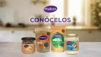 Los productos orgánicos de enature no solo aportan sabor y naturalidad