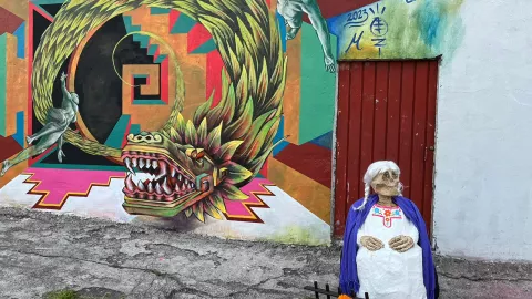 Catrinas gigantes en Tláhuac 2023