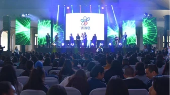 Una pantalla gigante