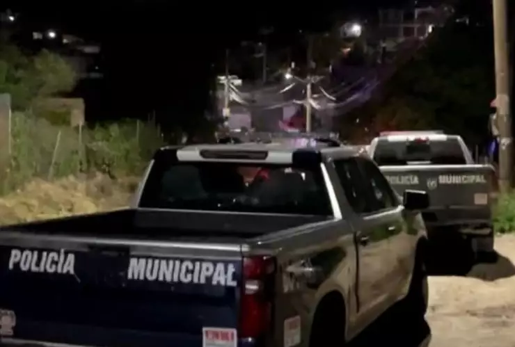 Patrullas en Tijuana de noche